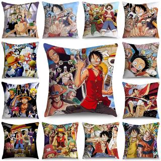 Áo Gối Hai Mặt In Hình Hoạt Hình One Piece