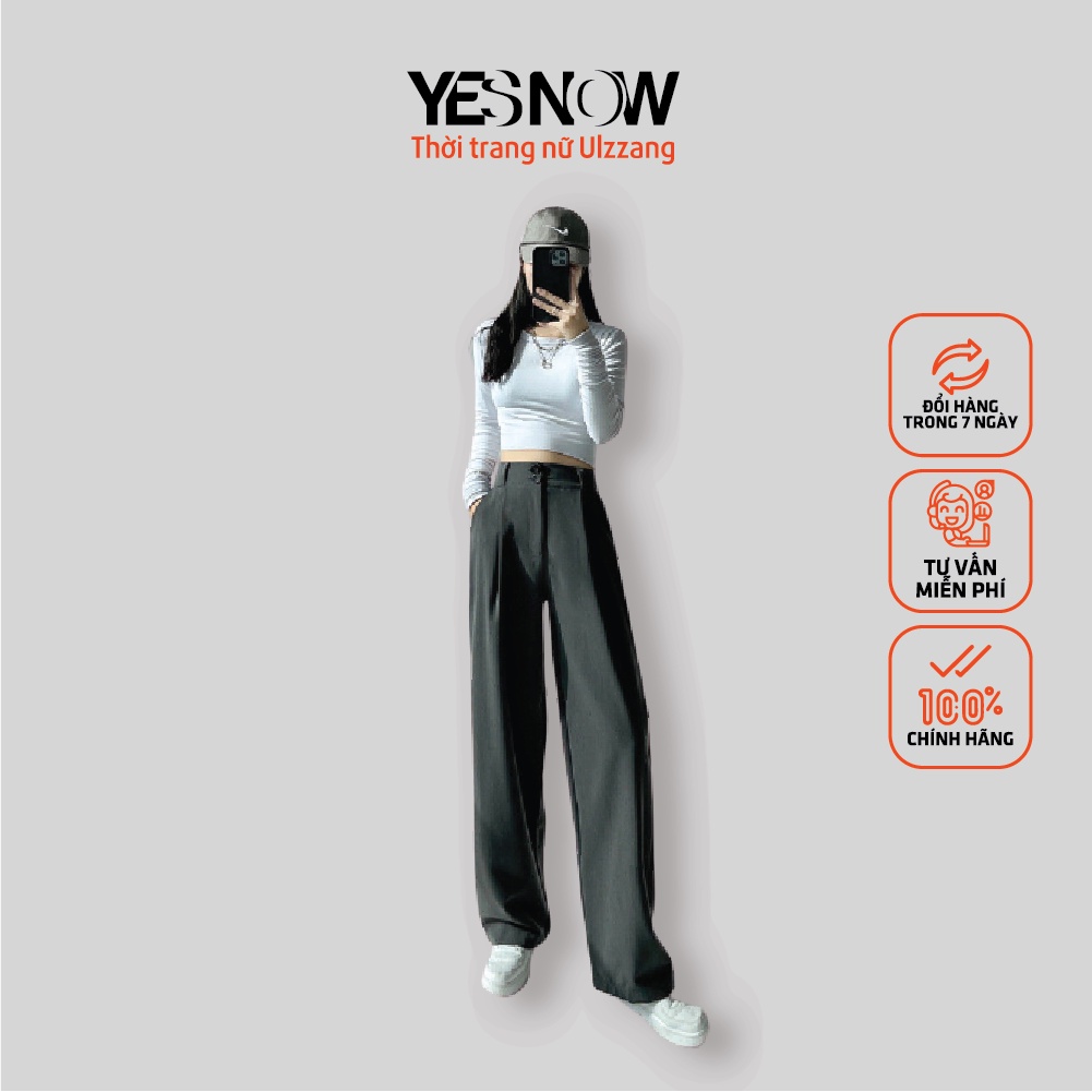 QUẦN ỐNG RỘNG Simple Pants Unisex  - quần suông ống rộng chất đẹp đứng dáng - YESNOW--