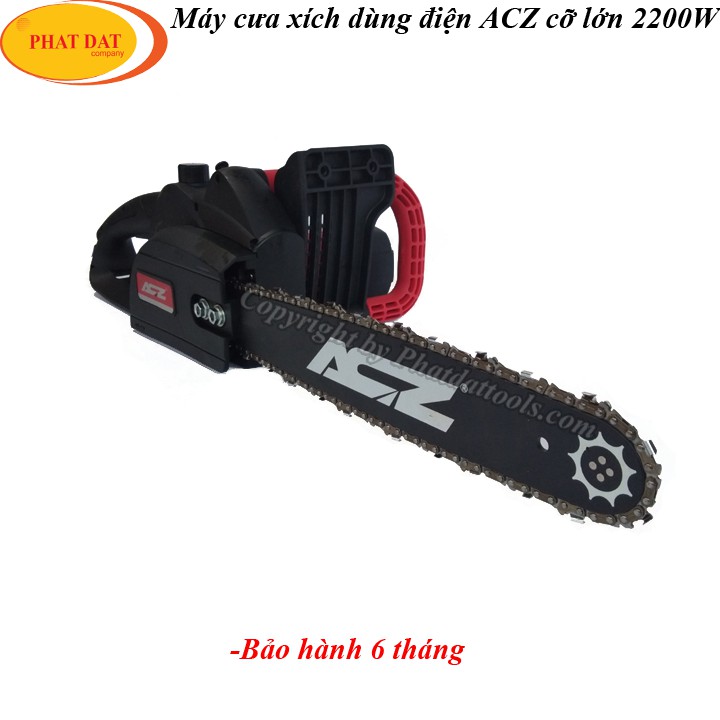 Máy cưa xích chạy điện ACZ 405-9 2200W lam cỡ lớn-Bảo hành chính hãng 6 tháng