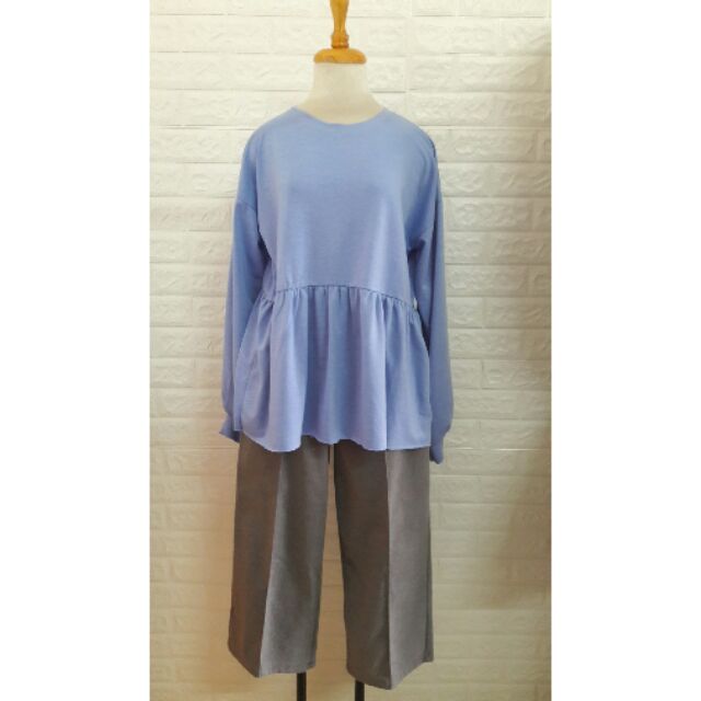 Áo babydoll dài tay