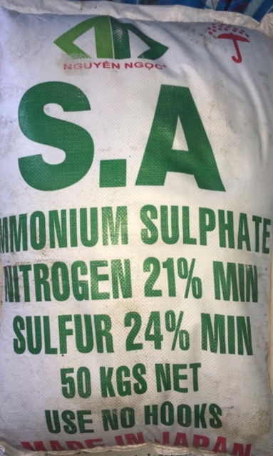 (túi) Ammonium sulfate (NH4)2SO4 túi 500g amoni sunphat CAS 7783-20-2 phèn kép phân SA