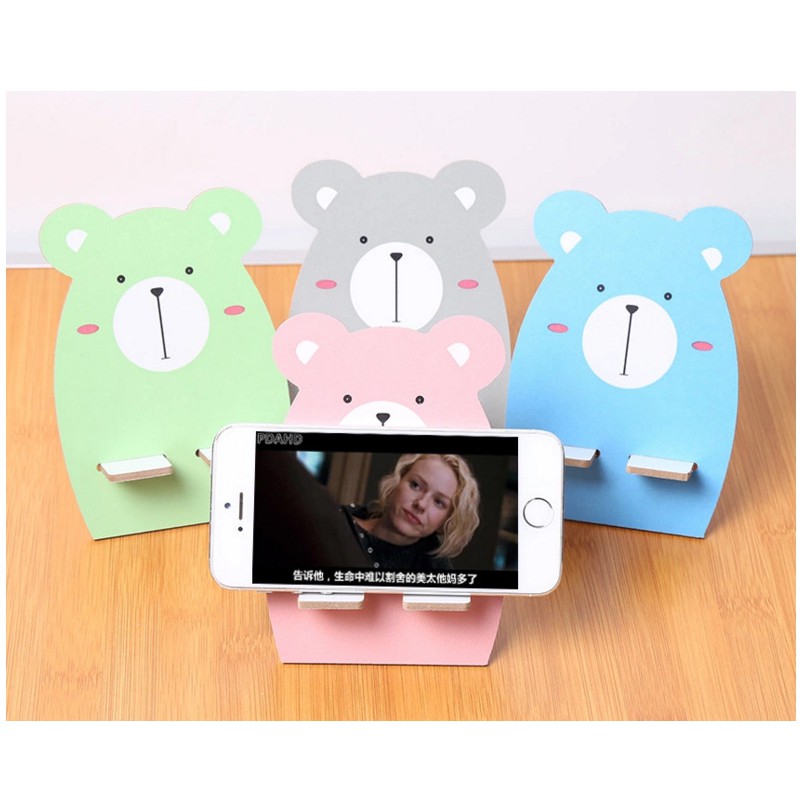 Giá đỡ Điện Thoại bằng gỗ dễ thương thân thiện với môi trường, để xem phim, sạc | BigBuy360 - bigbuy360.vn