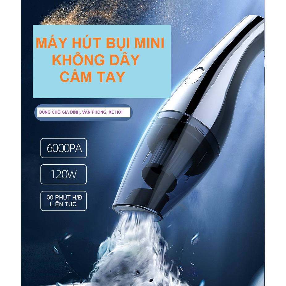 Máy Hút Bụi Không Dây Mini cao cấp dành cho văn phòng, chung cư, ô tô... dễ sử dụng, lực hút mạnh thương hiệu Ulite | BigBuy360 - bigbuy360.vn