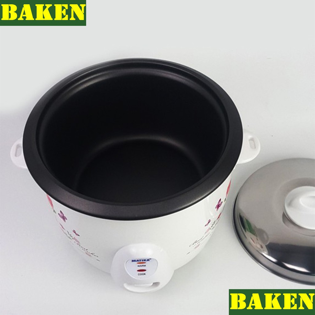 Nồi Cơm Điện Mini Nắp Rời 1.2L MATIKA MTK-DR12 - BAKEN | BigBuy360 - bigbuy360.vn