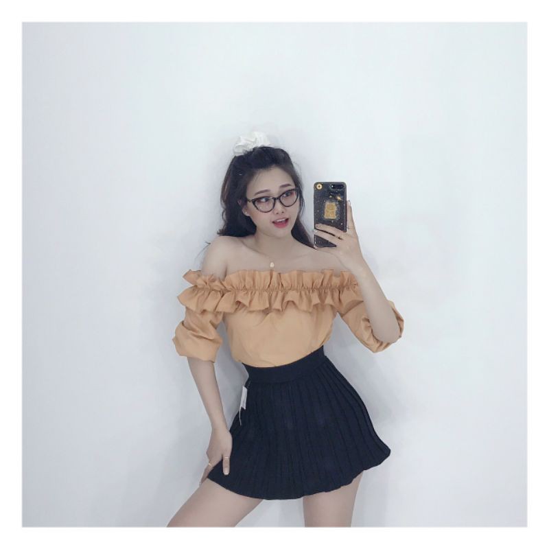 ÁO BẸT VAI BÈO 3 MÀU