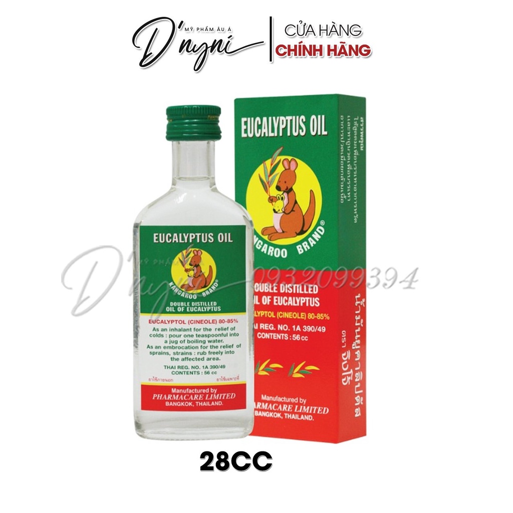 Dầu Khuynh Diệp Kangaroo Brand Eucalyptus Oil Thái Lan