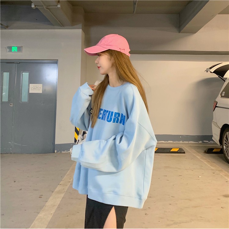 Áo Nỉ Sweater Nữ VENUS áo nỉ form rộng vintage Hàn Quốc - OVERTURN
