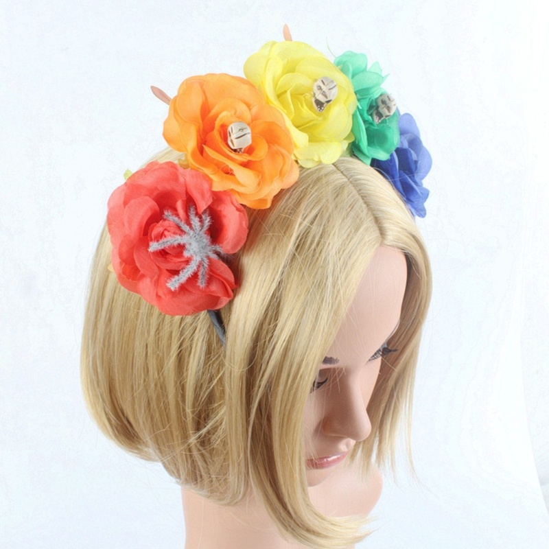 Băng Đô Hoa Hồng Hóa Trang Halloween Cho Nữ