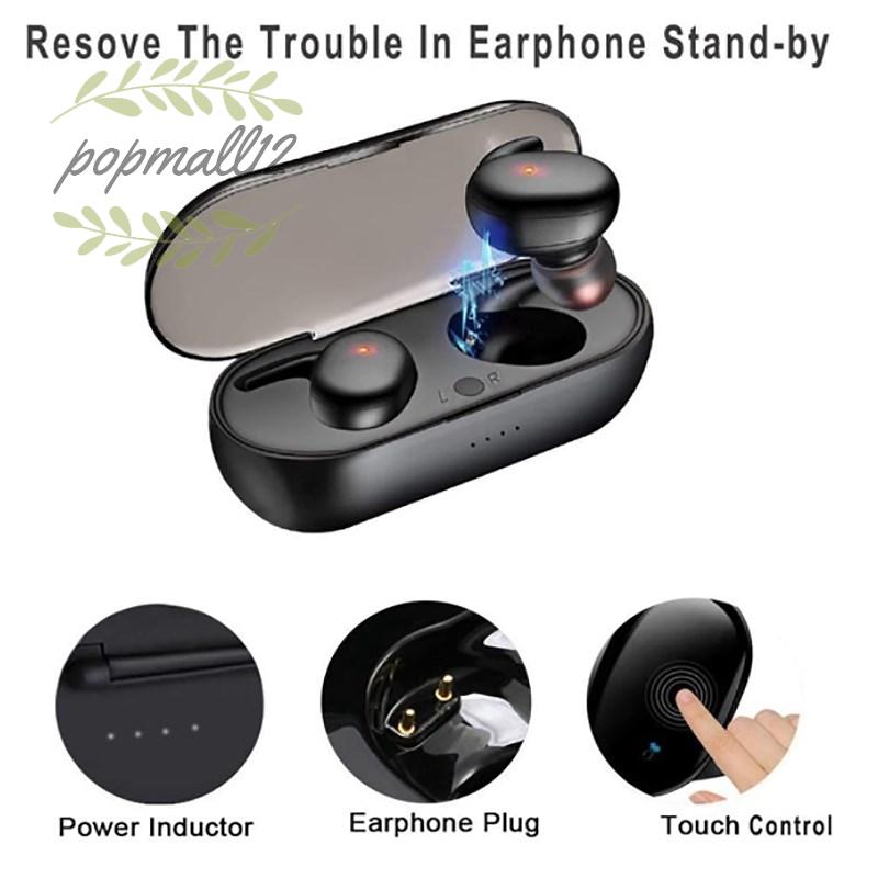 Fone de ouvido Y30 Bluetooth5.0 Fone de ouvido TWS Sports Outdoor Binaural com tela de controle de toque estéreo | BigBuy360 - bigbuy360.vn
