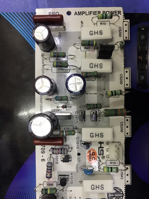 Mạch công suất 6sò 1kênh của GHS