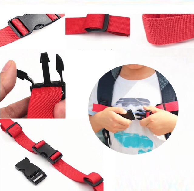 Dây đeo ngực balo chống trượt , giao màu ngẫu nhiên