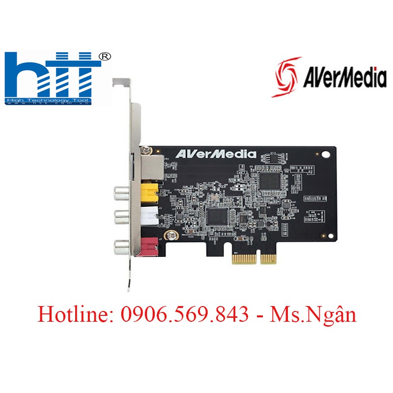 Card ghi hình AV, S-video chuẩn PCI-E AverMedia C725 - Hàng chính hãng