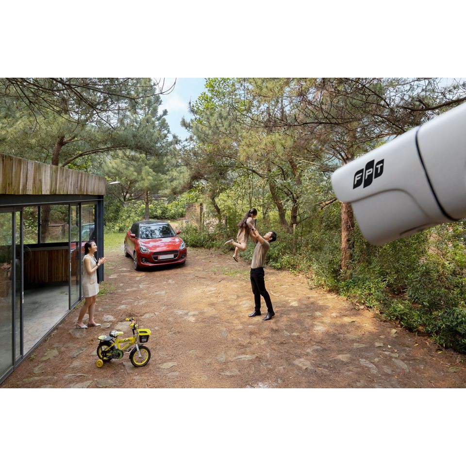 CAMERA FPT NGOÀI TRỜI - Full HD - 1080p - Cảm biến hình ảnh 1/2.8″ Sony IMX307 - Ống kính 2.8mm, cho góc nhìn 55o. | BigBuy360 - bigbuy360.vn