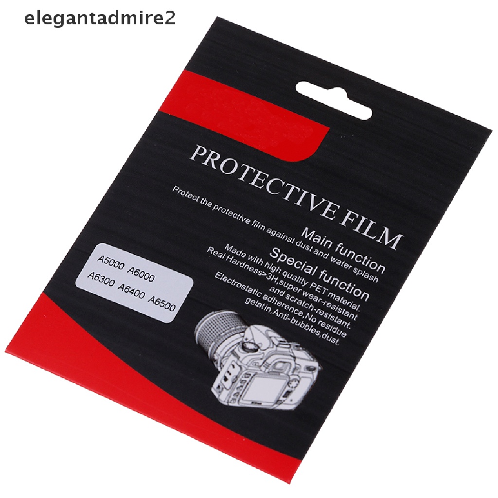[gele] For alpha A6000 A6300 A6500 tempered glass lcd screen protector cover film [ele]