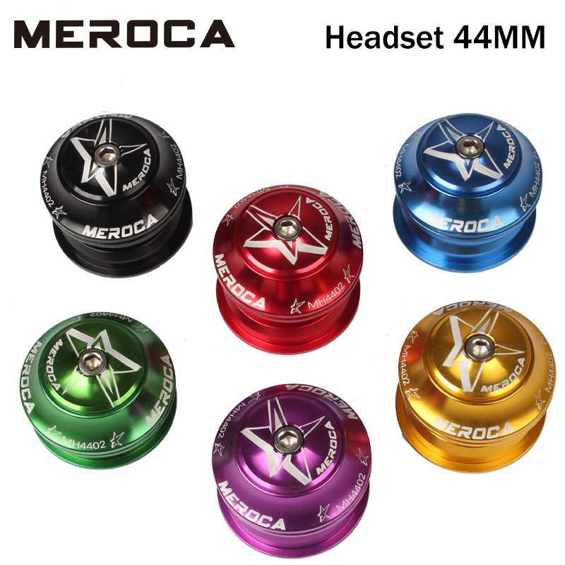 MEROCA Tai Nghe Xe Đạp Leo Núi Hợp Kim Nhôm CNC Cho Ống Thẳng Tai Nghe Xe Đạp Leo Núi Vòng Bi Kín Tích Hợp 44MM