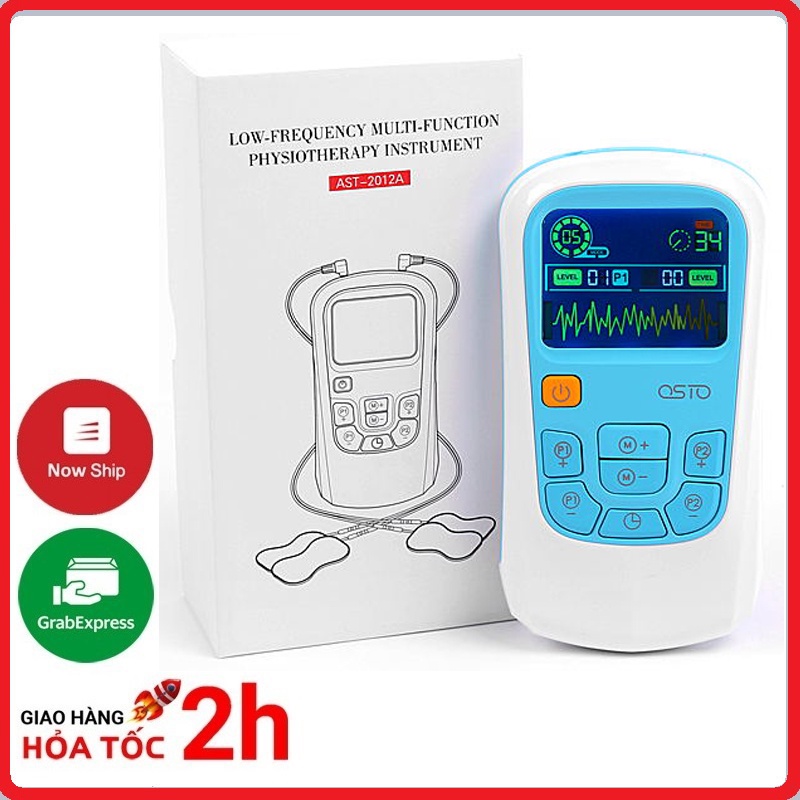Máy massage xung điện giảm đau nhức sử dụng pin sạc AST-2012A