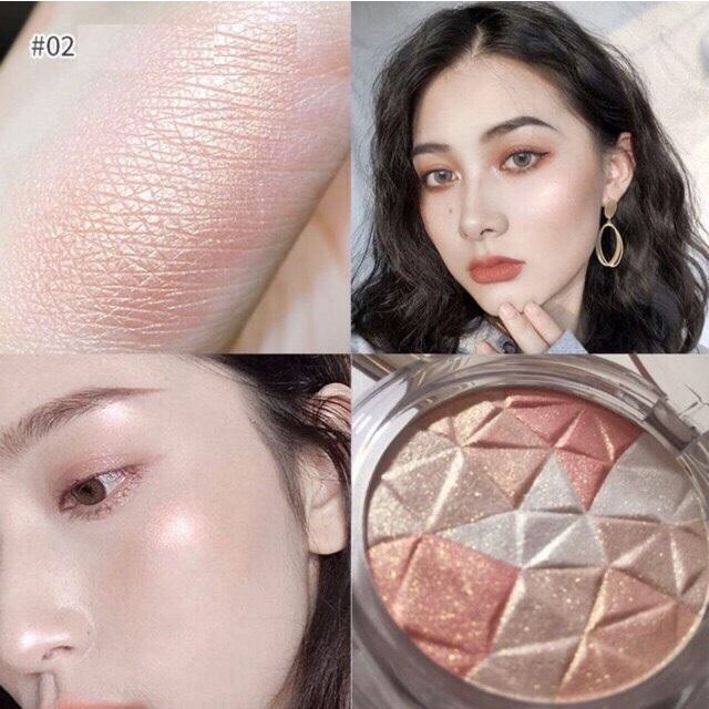 Phấn Nhũ Lục Giác Bắt Sáng Hilight BUEQCY Hàng Nội Địa Trung