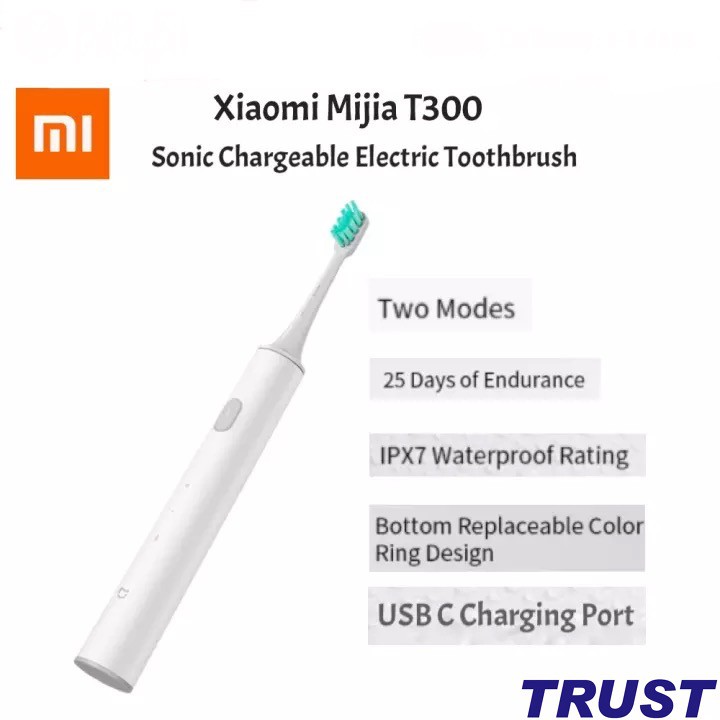 Bàn chải điện Xiaomi Mijia T300 - Bàn Chải Đánh Răng Mijia T300