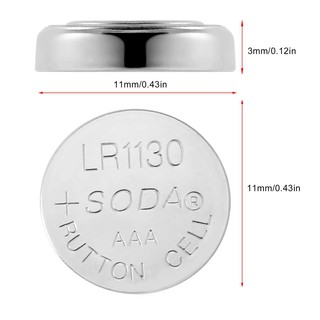 Vỉ 10 viên pin cúc áo Alkaline