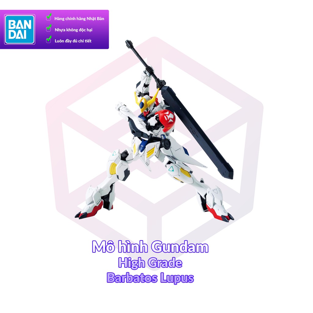 [Mã LIFE0503TOYS1 giảm 10% đơn 150k] Mô hình Gundam Bandai HG 021 Gundam Barbatos Lupus 1/144 IBO [GDB] [BHG]