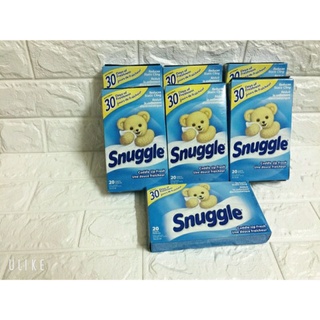 Giấy thơm quần áo Snuggle rách vỏ đựng túi ziploc 20 tờ