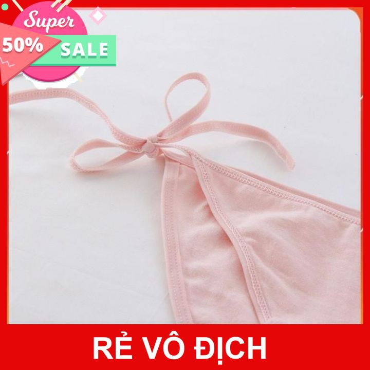 QUẦN LÓT NỮ COTTON 💕FREESHIP💕 CHÍP NỮ COTTON ĐÚC SU LỌT KHE SEXY CAO CẤP KHÁNG KHUẨN MẢNH DÂY RÚT GỢI CẢM