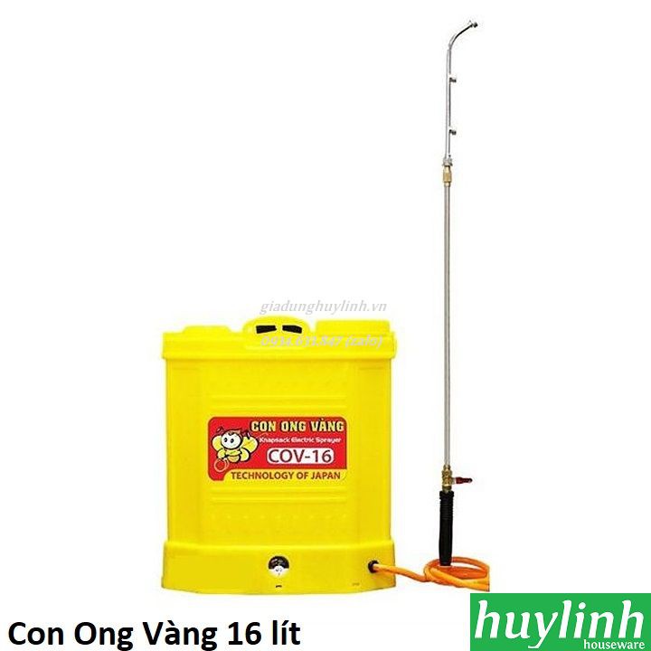 Bình xịt điện phun thuốc trừ sâu Con Ong Vàng COV16 - 16 lít