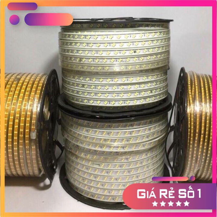 Cuộn Đèn Led Trang Trí Điện 220V 100m 3014 đèn Quẫn Cây Led Chăng Cây