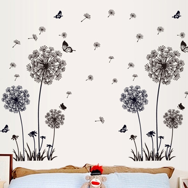 [Size Lớn] Decal dán tường CÔ GÁI VÀ BỒ CÔNG ANH