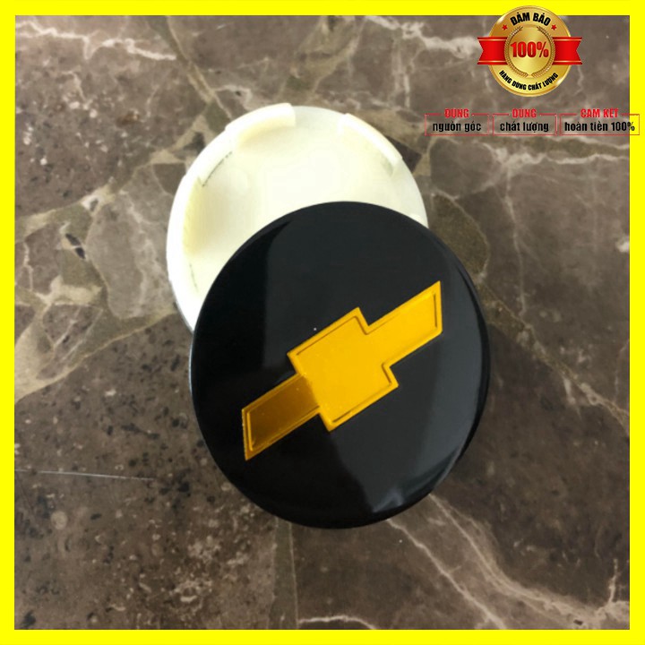 01 chiếc Logo chụp mâm, ốp bánh xe ô tô Chevrolet cao cấp CRZ53 đường kính 53mm