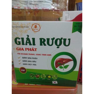 Giải rượu gia phát hộp 20 gói