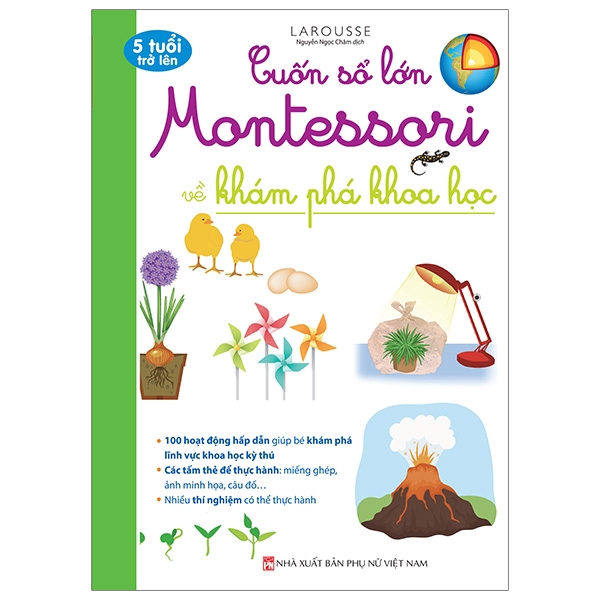 Sách - Cuốn Sổ Lớn Montessori Về Khám Phá Khoa Học (Bìa Mềm)