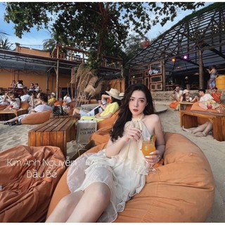 Váy tầng voan lụa tơ buộc nơ cổ hottrend mặc hè