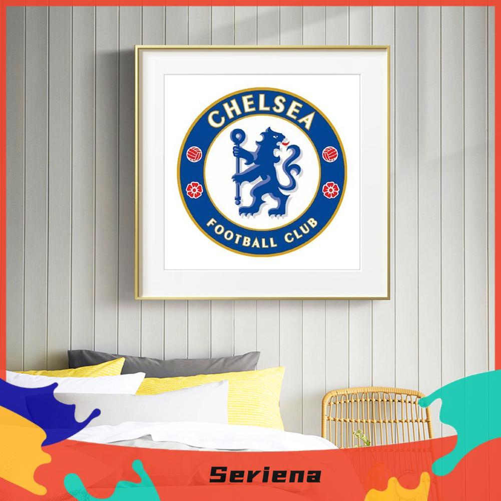 Bộ Tranh Thêu Chữ Thập Tự Làm Hình Logo Chelsea 11ct