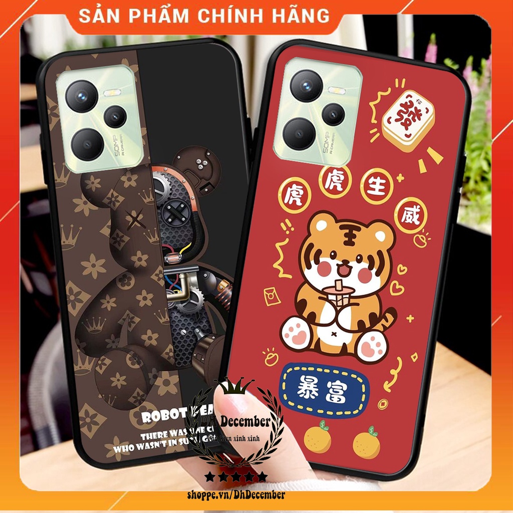 Ốp lưng Realme C35 in hình 3D lucky, gấu Brick xinh xắn - KHÔNG NÊN BỎ LỠ