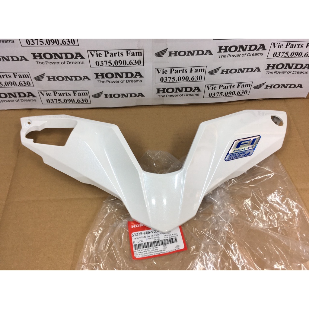 NẮP TRƯỚC TAY LÁI/ ỐP ĐẦU TRƯỚC AIR BLADE 125 (2016-2019), HÀNG CHÍNH HÃNG HONDA
