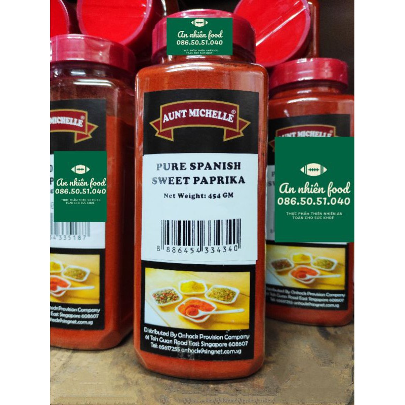 Bột Ớt Ngọt Paprika Fure Spanish Sweet Aunt Michelle