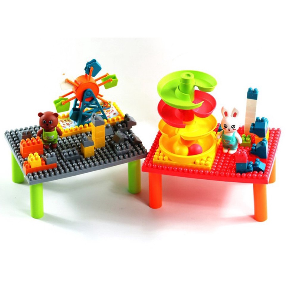 Bàn lắp ghép lego mini sáng tạo - Đồ chơi thông minh cho bé