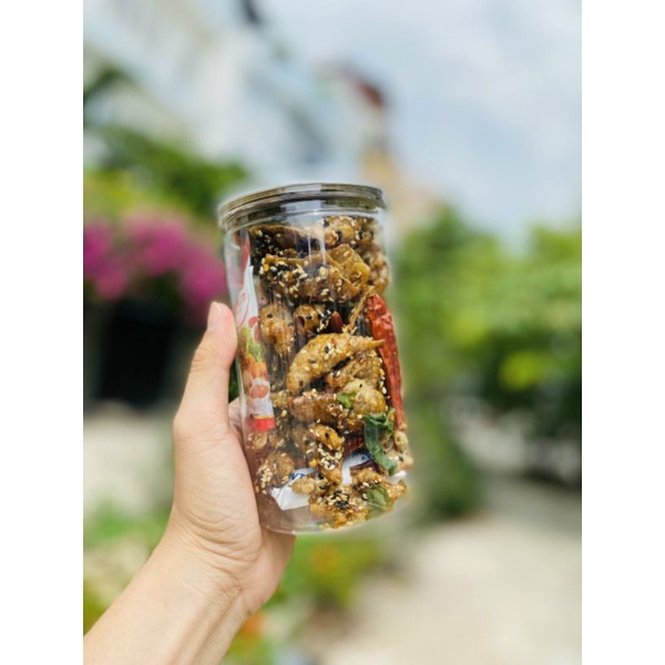 Da Gà Sấy Giòn Tứ Xuyên Lon 250gram [Có Bán Sỉ], [Loại Đặc Biệt] Hàng ngon nhà làm