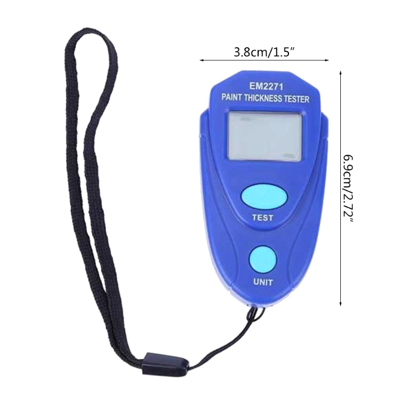 Thiết Bị Đo Độ Dày Sơn Màn Hình LCD Mini Chuyên Dụng Cho Xe Hơi