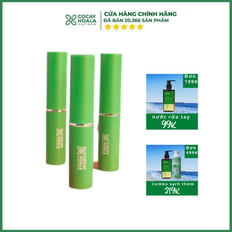 Son dưỡng có màu giảm thâm Cà chua Hữu cơ 3M khóa ẩm,tái tạo sắc tố,hồng mướt căng mọng chỉ sau 1 tuần