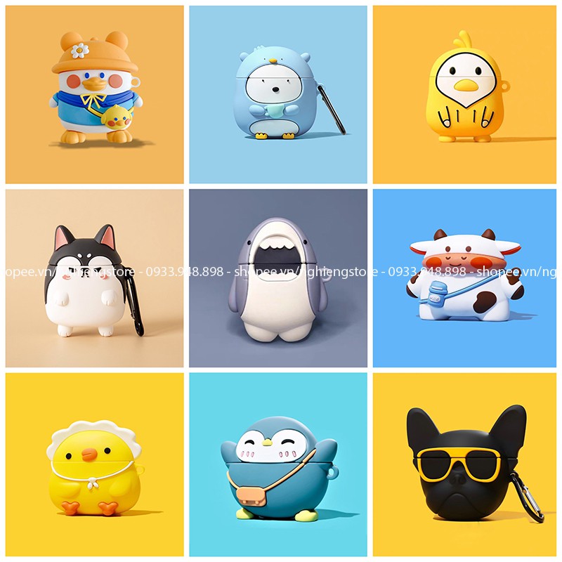 Hàng mới - case airpods 1/2 - Vỏ bảo vệ hộp đựng tai nghe không dây