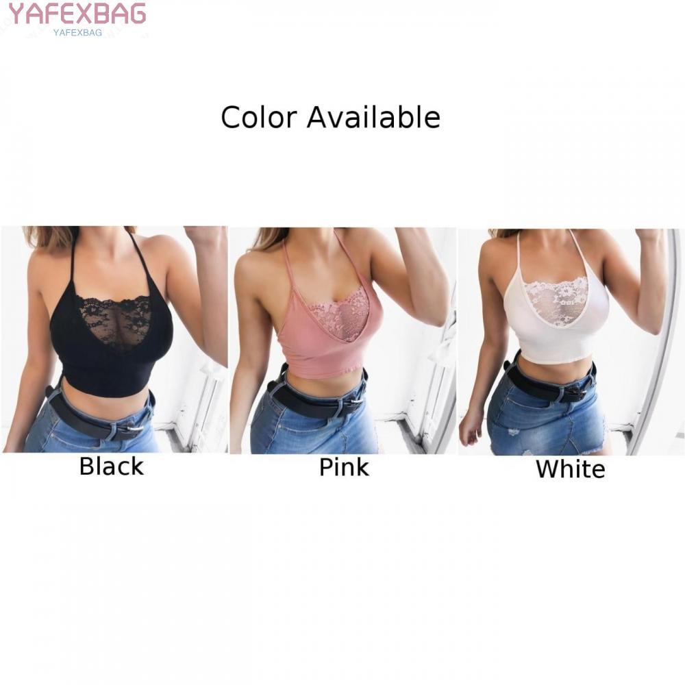Women Tops Vest Women Backless Clubwear Corset Halter Semi Sheer Slim Fit