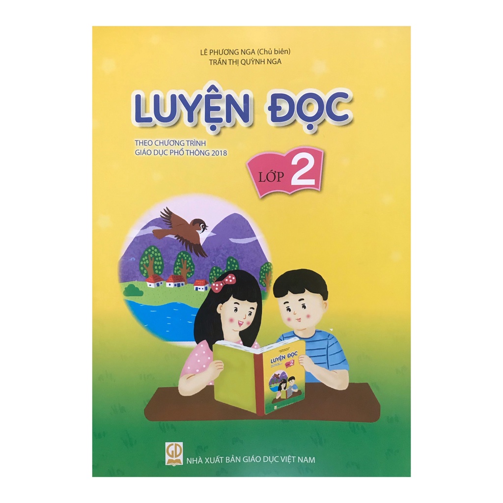 Sách - Luyện đọc lớp 2 theo chương trình phổ thông 2018 ( bìa vàng )