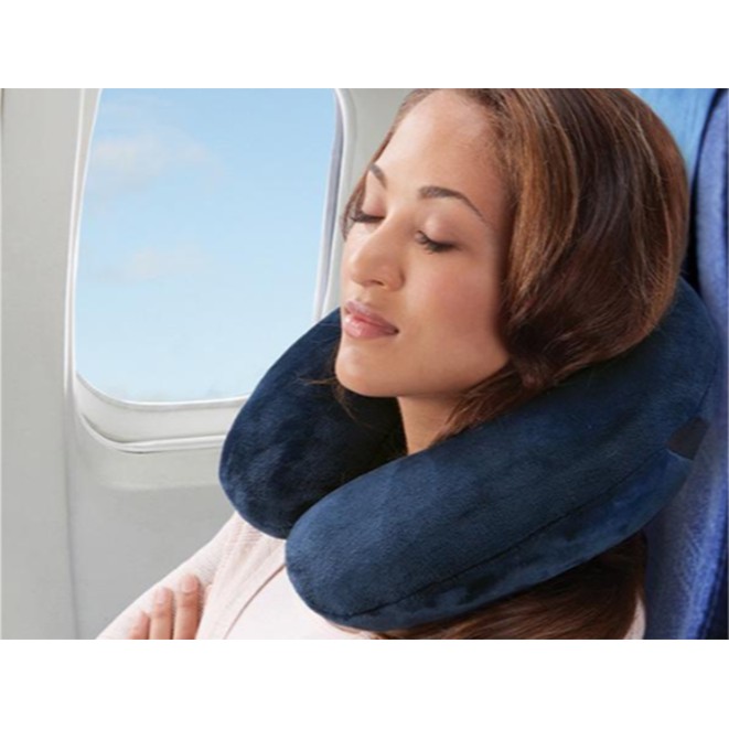 Gối kê cổ chống đau mỏi vai gáy cao cấp chất liệu cao su non