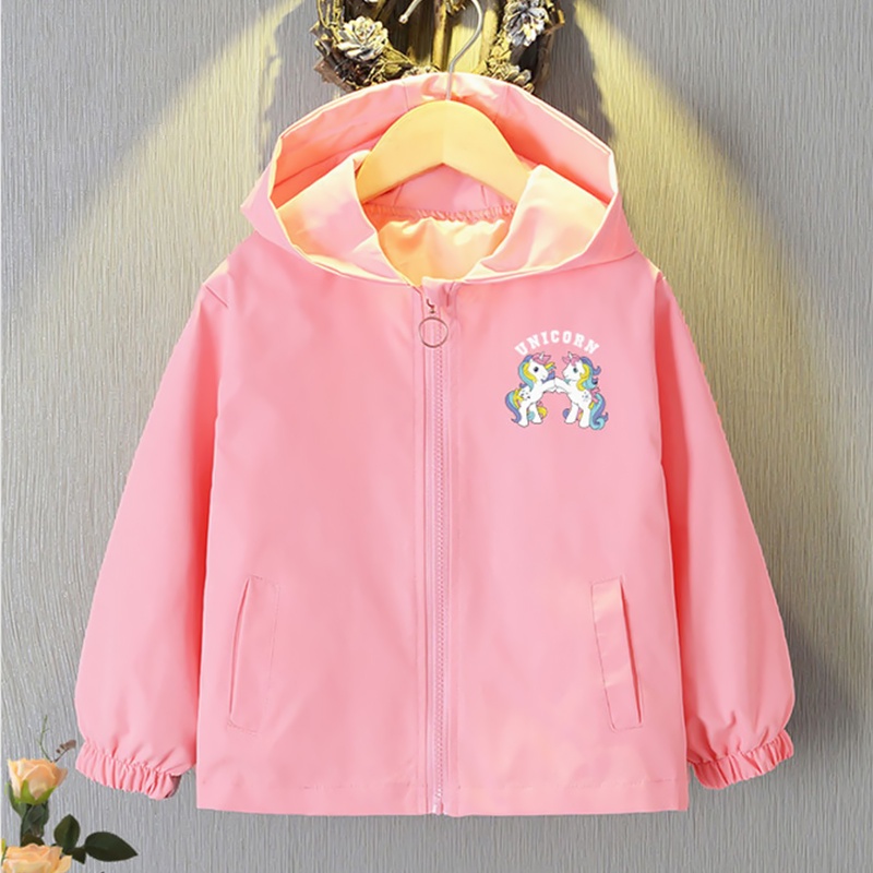 Áo Khoác Kỳ Lân Mới Mùa Thu Màu Vàng Hồng AKKU