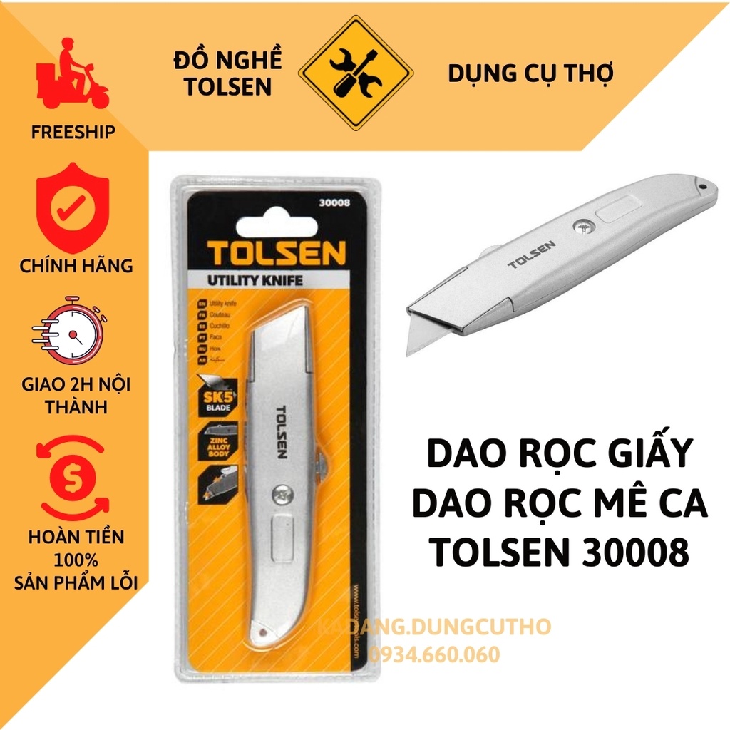 dao rọc giấy tolsen 30008