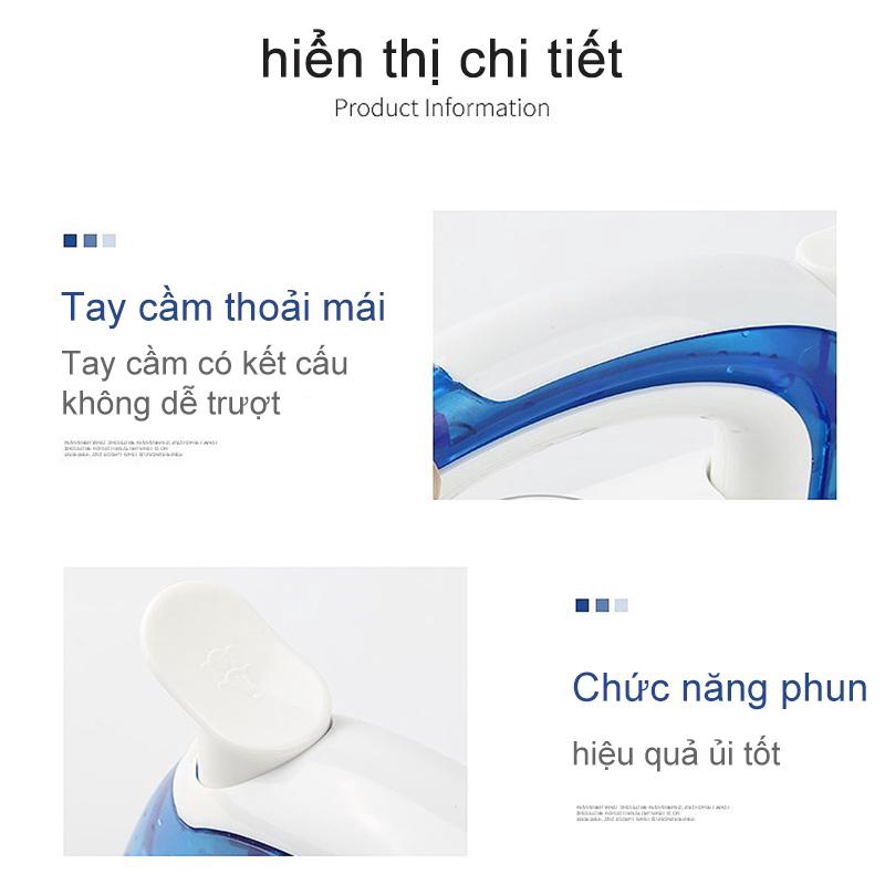 Bàn ủi hơi nước du lịch mini Hetian (Bàn ủi hơi nước gấp gọn du lịch, Bàn là mini)-Hetian Travel Iron 700W [DYD258]