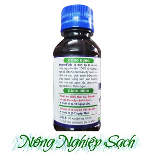 DỊCH CÁ POWERFISH Chai 100ml – DỊCH ÉP TỪ CÁ BIỂN 100%