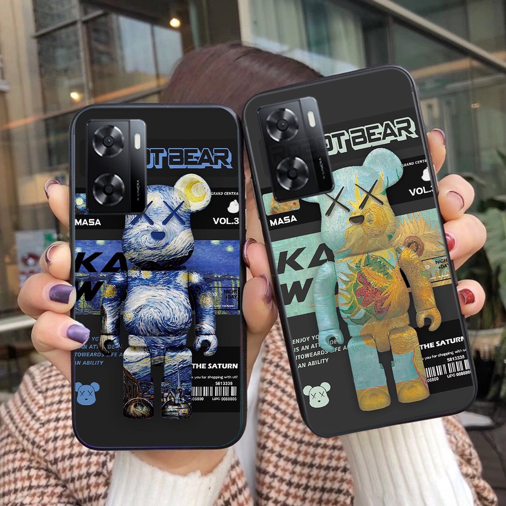 ỐP lưng Oppo A57 4G - Oppo A57 2022 bearbrick KAWS cực đẹp giá rẻ cute siêu đẹp